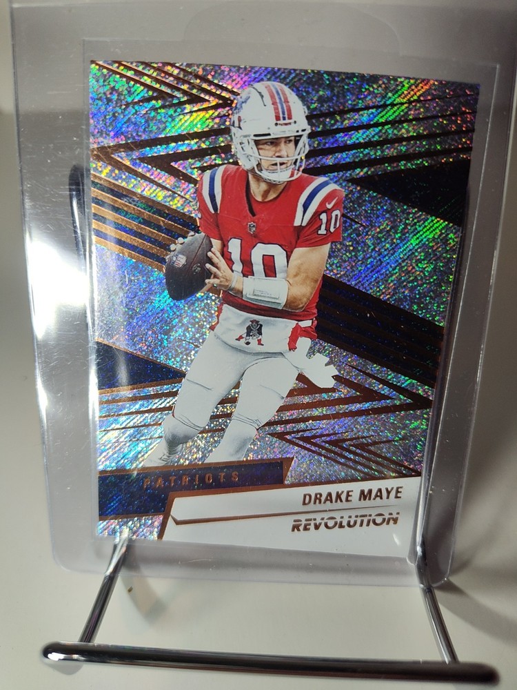 2025 Panini Revolution - Drake Maye #48 Red Cosmo