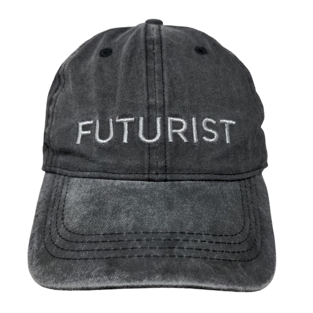 Futurist Slideback Hat OS Gray Embroidered W/Tags Authentic American Heritage