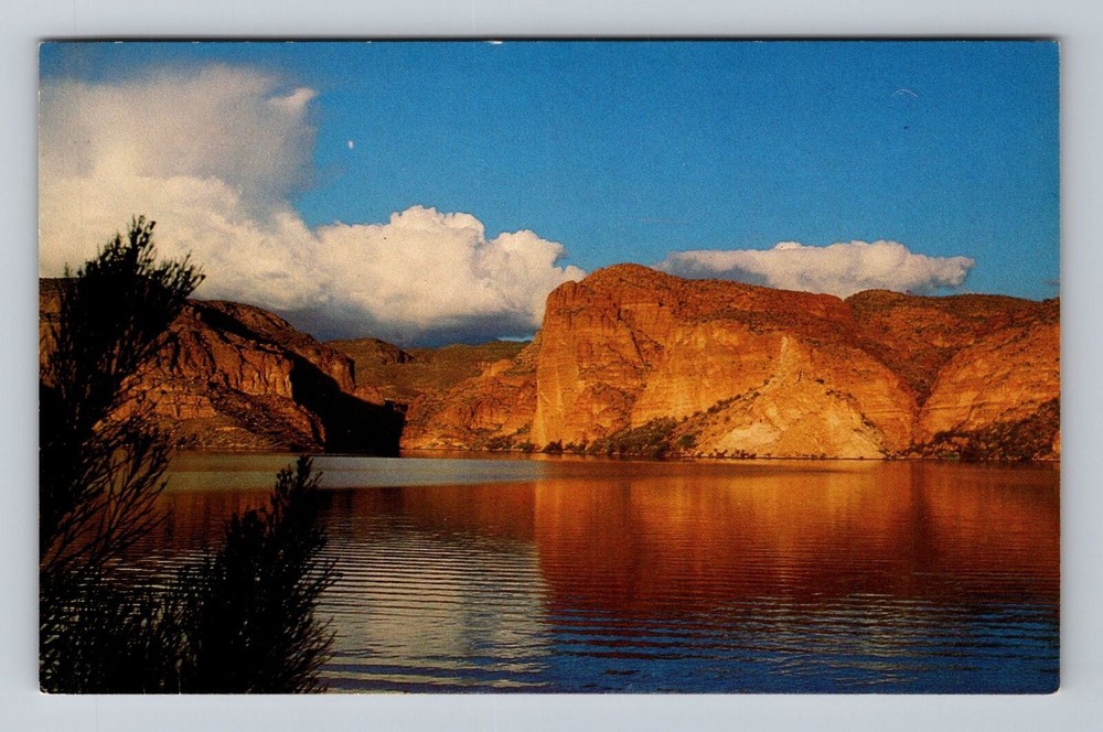 Canyon Lake Tortilla Flat Arizona Apache Trail Vintage Postcard