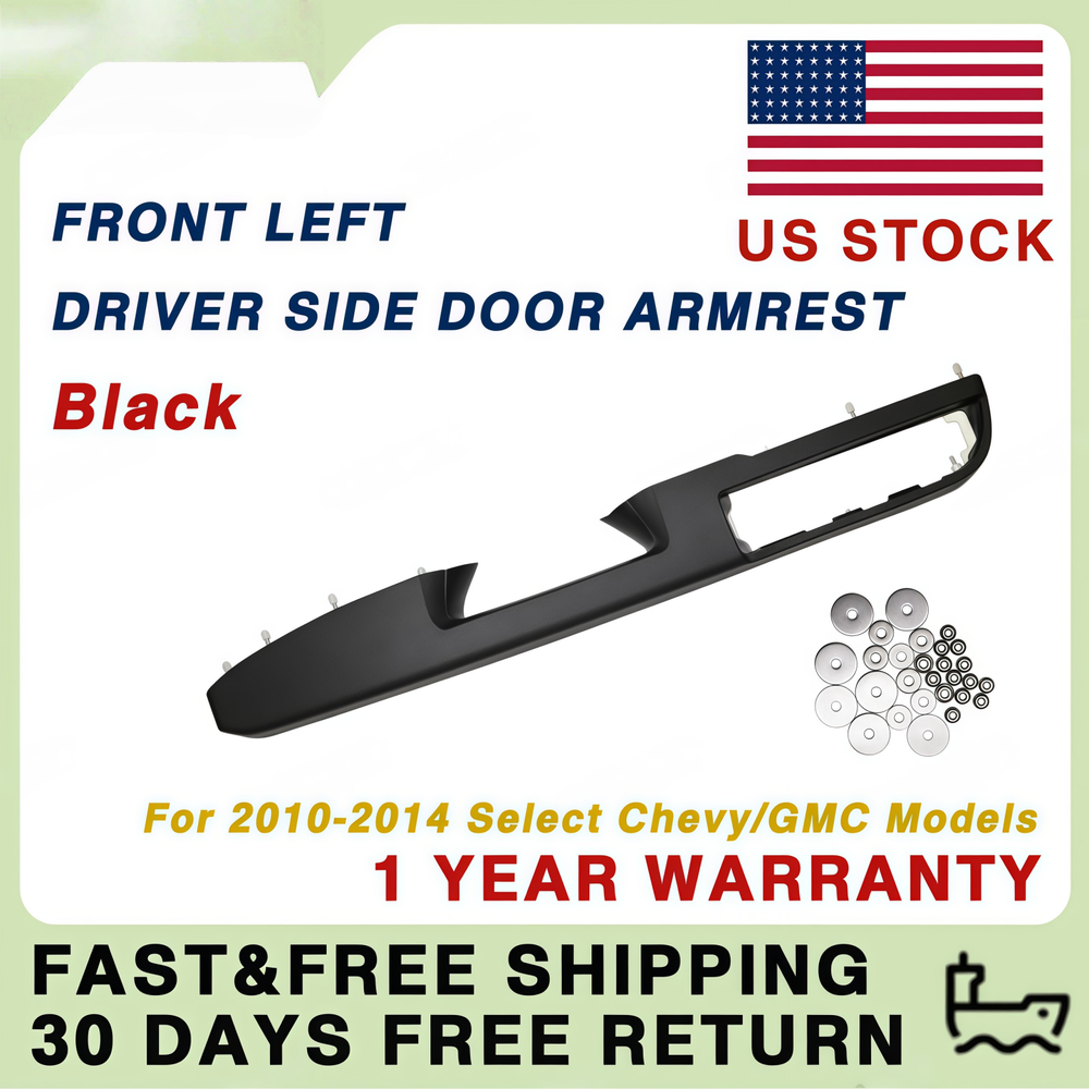 Front Driver Left Side Door Armrest Handle for 10-14 Select Chevrolet/GMC Models