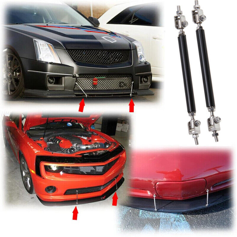10cm Black Splitter Rod Strut Bar for Bumper Lip Diffuser Support