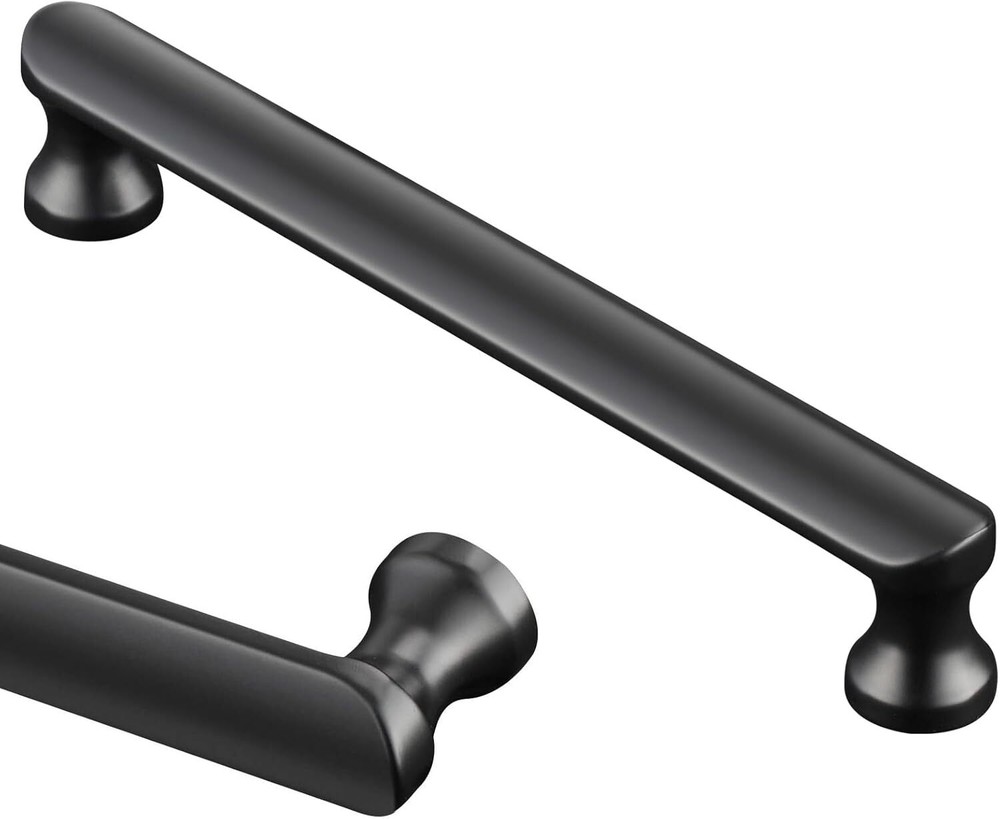 Black Cabinet Handles 10 Pack 6.3