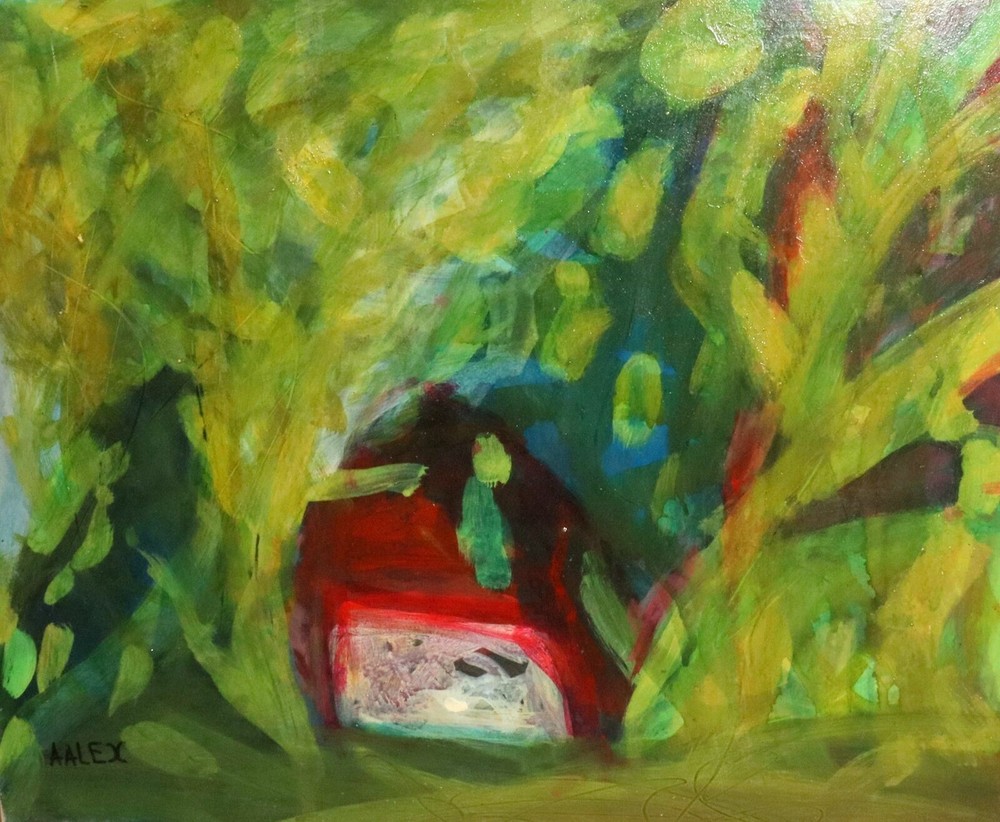 Contemporary impressionist oil painting landscape