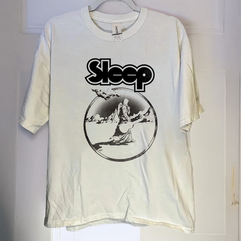 Sleep Band Lungsman Unisex White T-shirt Size S-5XL