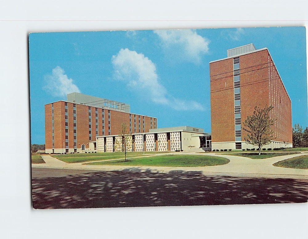 Postcard John T. McCutcheon Residence Hall Purdue University Lafayette IN USA
