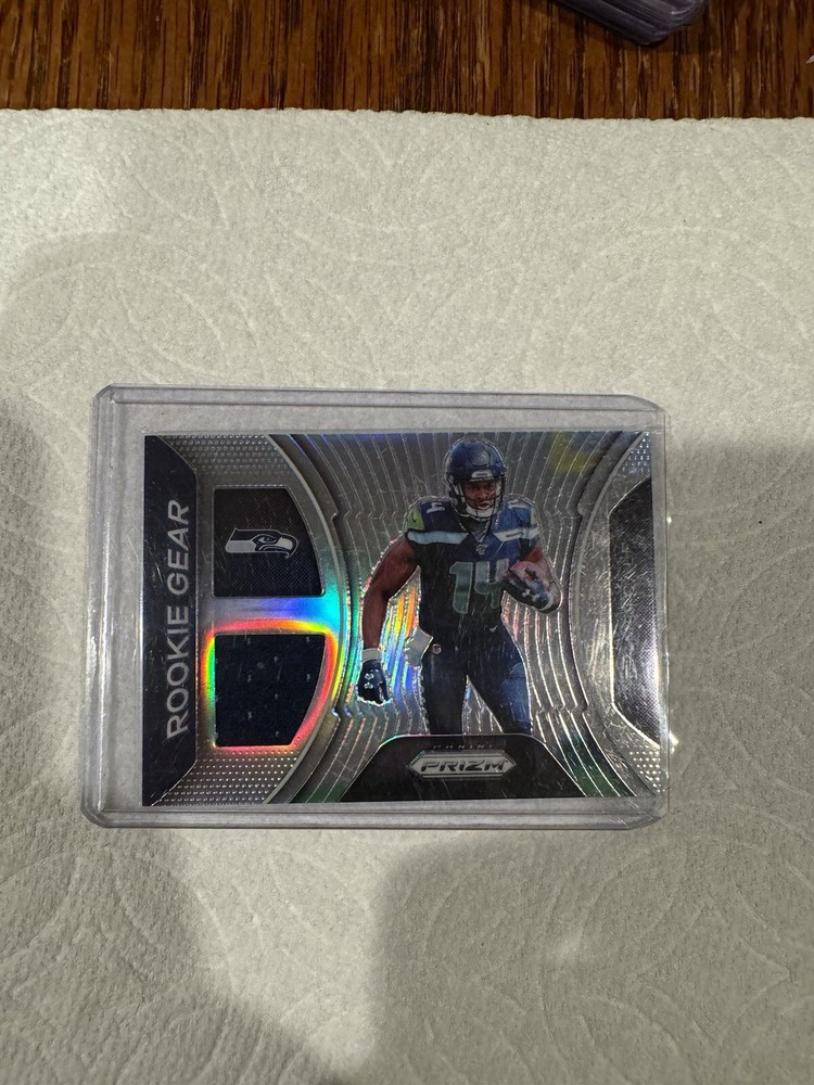 2019 Prizm DK Metcalf Rookie Gear Silver Prizm Jersey Relic RC #RG-DK Seahawks