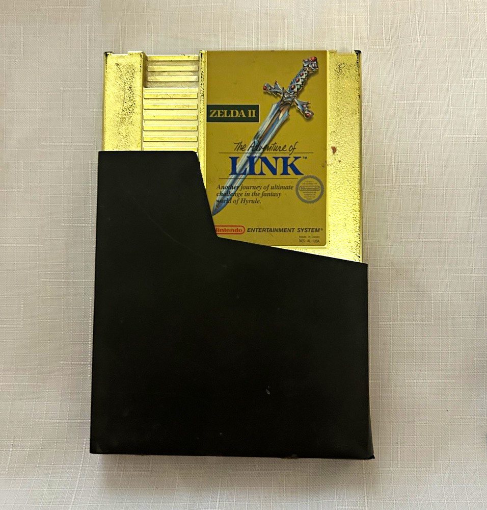 Nintendo Zelda II: The Adventure of Link NES Gold Edition Cartridge NTSC-U/C
