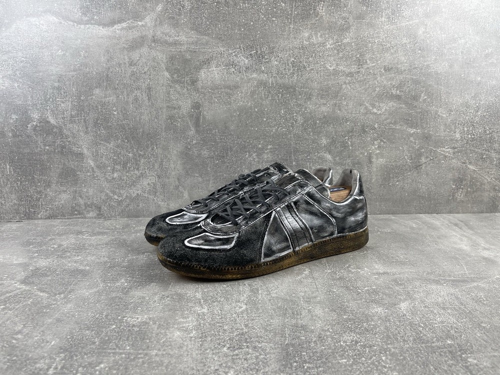 Margiela Avant Garde Opium Custom BW Sport Sneakers Shoes Sz 12 Made In Germany