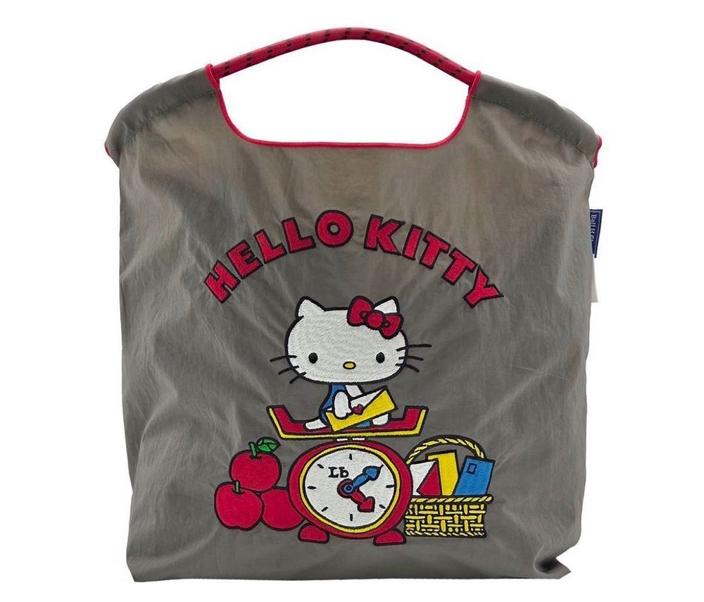 【rare】Lawson x Sanrio 50th Hello Kitty  official Ball and Chain Tote Bag Gray JP