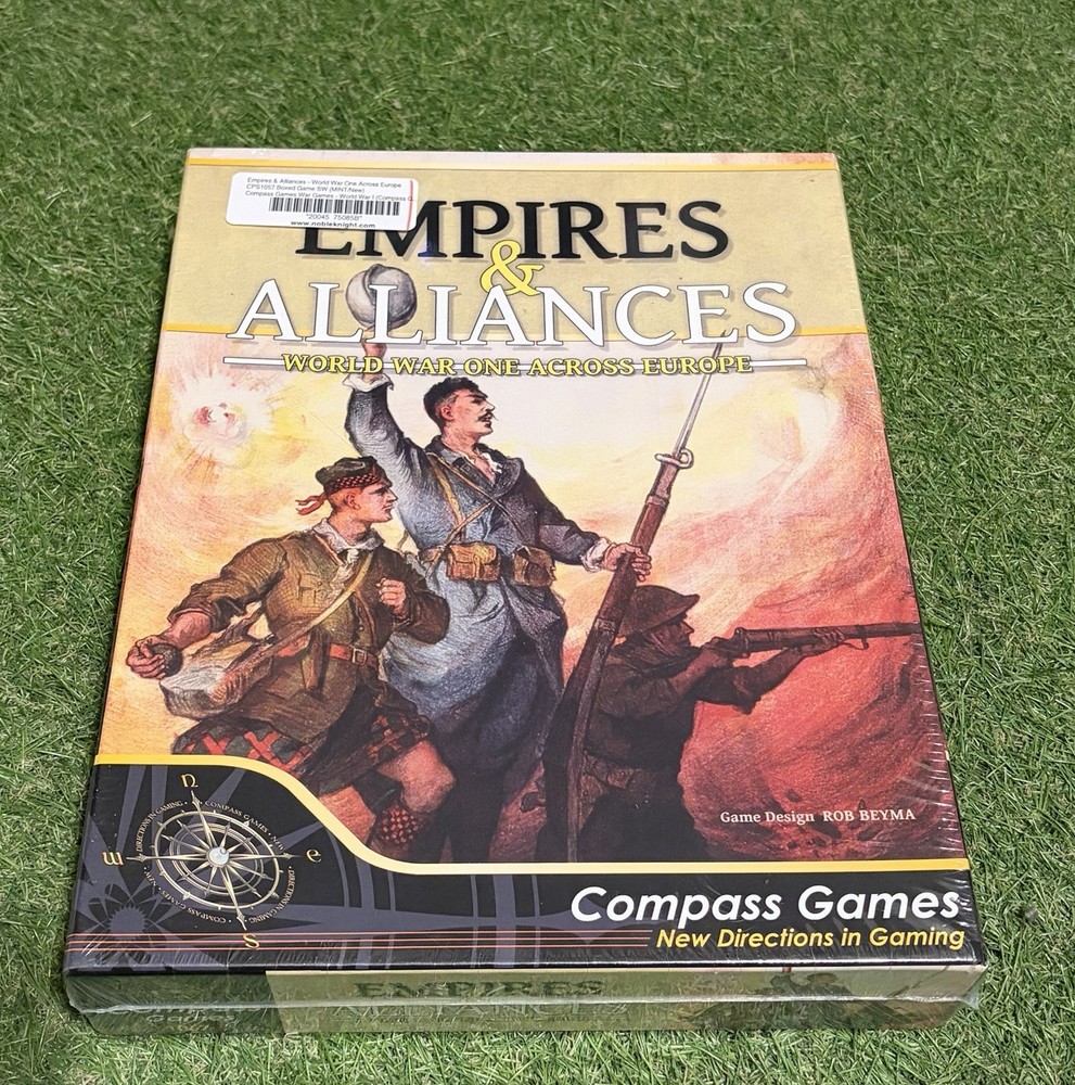 Compass WWI War Game  Empires & Alliances - World War One Across Euro Box  NEW