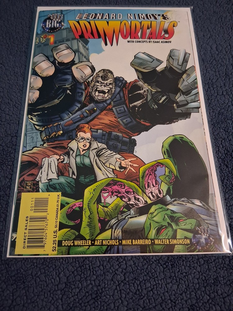 Leonard Nimoy's Primortals #1 Big Entertainment Inc 1996 Walter Simonson