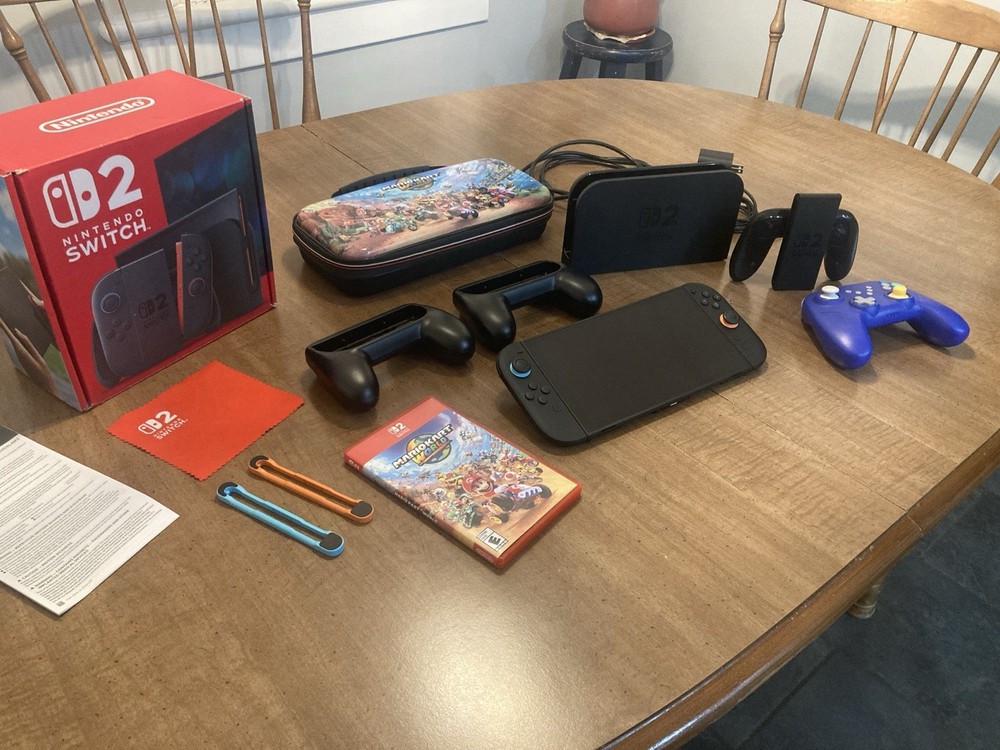 Nintendo Switch 2 Bundle with Mario Kart World and extras