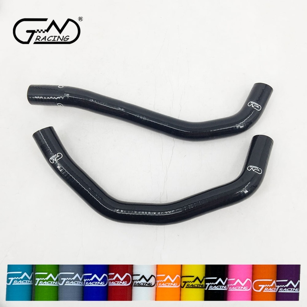 Fit Honda Accord 2.4L 2003-2007 K24A 4Cyl Silicone Radiator Hoses Kit Black