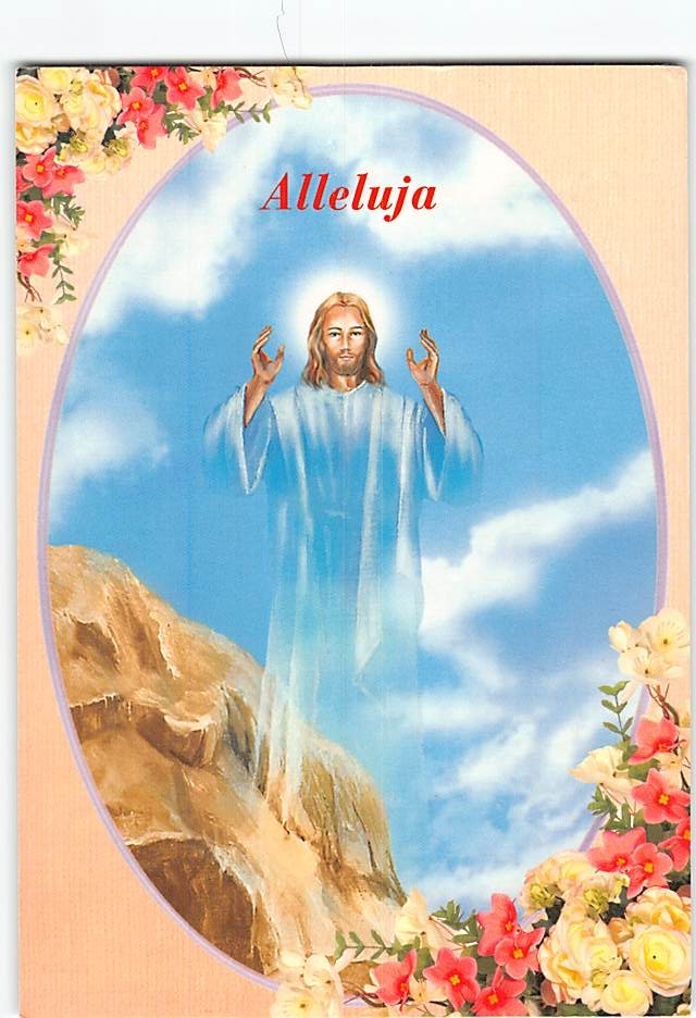 Postcard Alleluja Jesus Christ