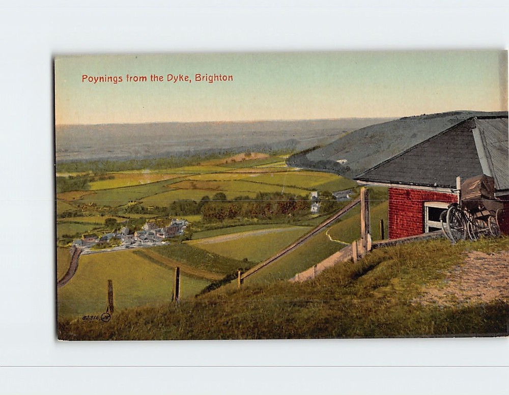 Postcard Poynings from the Dyke Brighton and Hove England