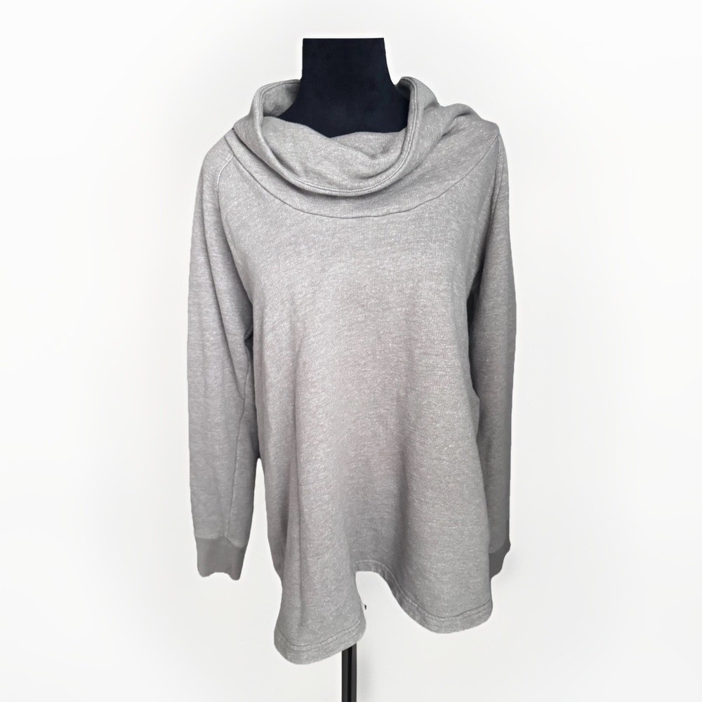 Columbia Cowl Neck Pullover Sweatshirt Tan/Gray/beige Size XL Active Athleisure