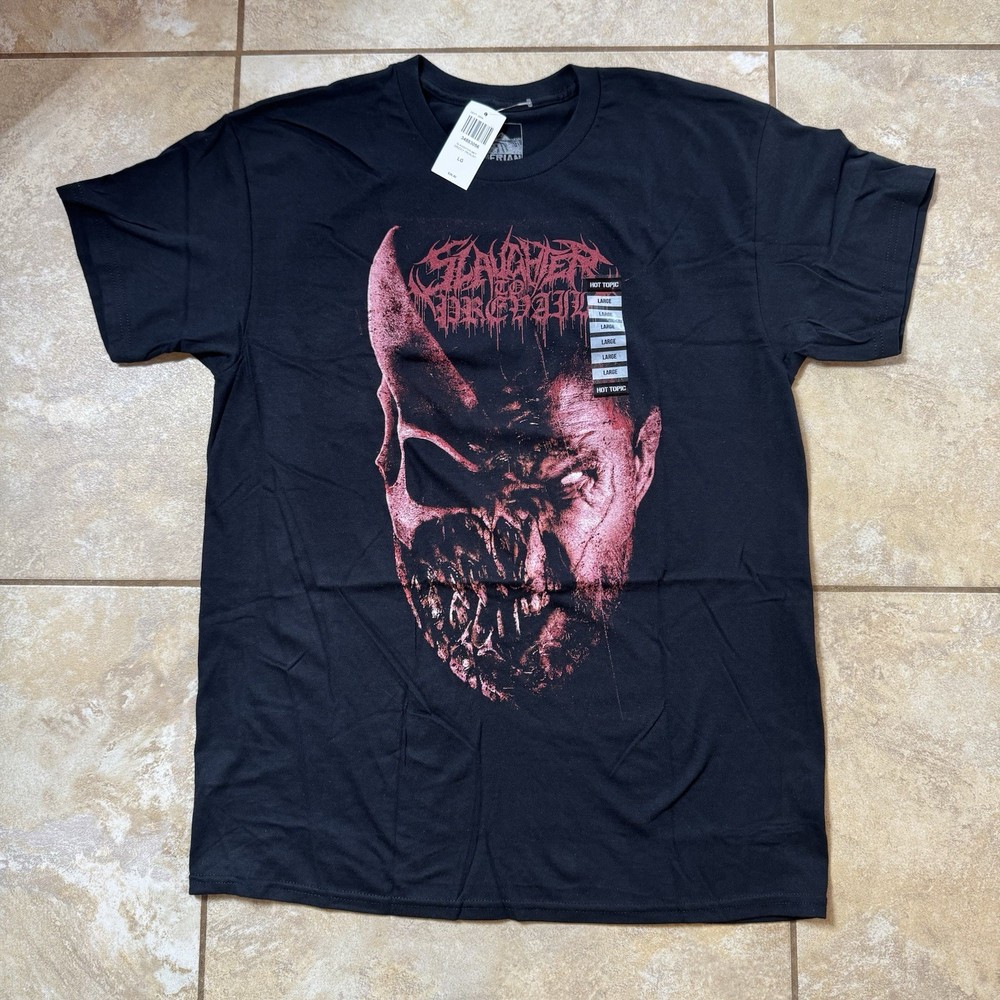 Slaughter To Prevail Grizzly Track List Two-Sided T-Shirt LARGE New With Tags