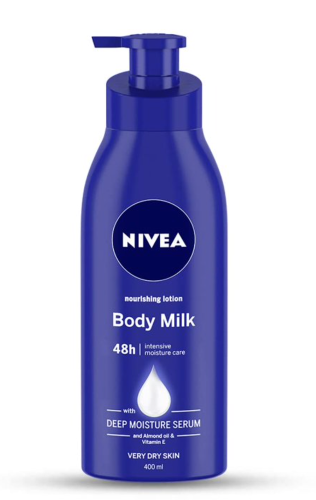 NIVEA Deep Moisture Body Milk Lotion for Very Dry Skin 400mL