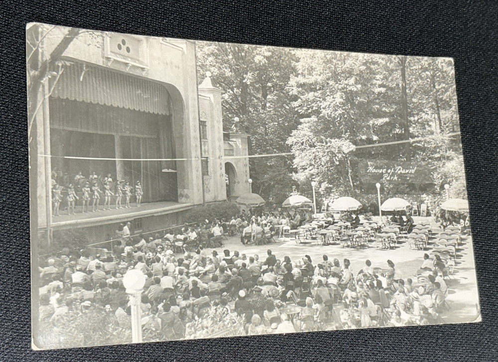 Antique Postcard House of David Park Theatre Dancing Benton Harbor Michigan MI