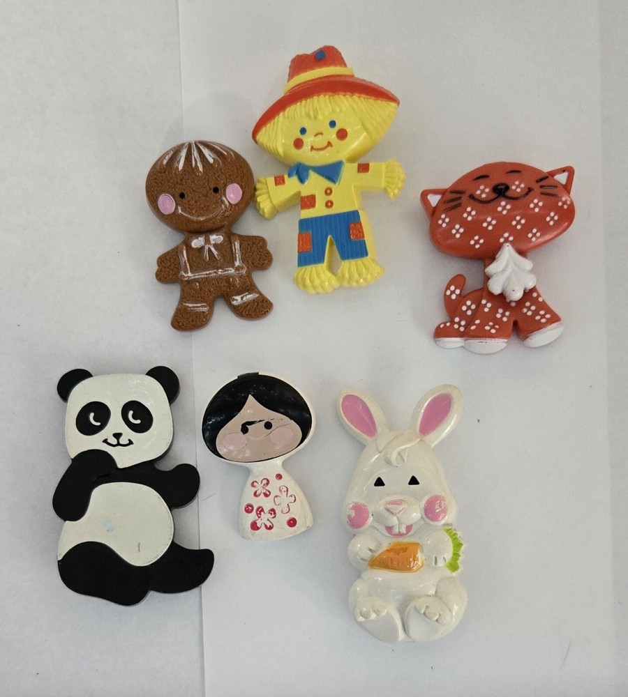 Vintage Avon Fragrance Glace Pin Lot of 5 And Child Brooch 1970's