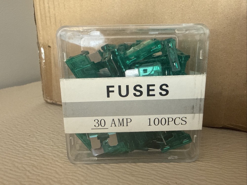 100 Pcs 30 Amp Fuses