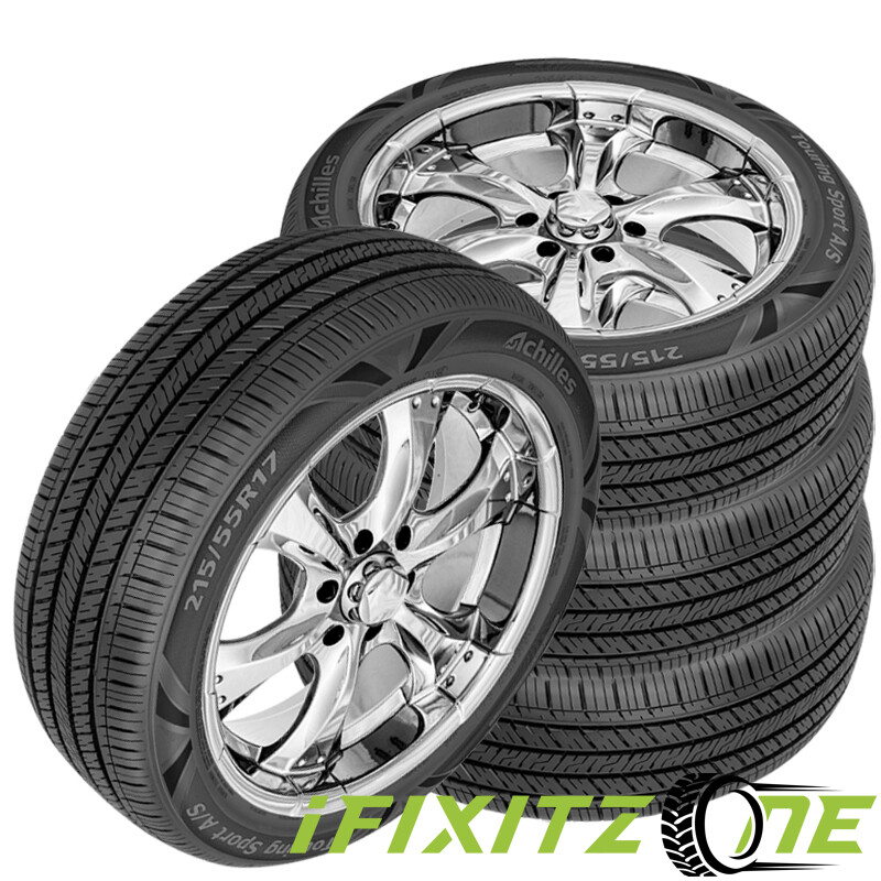 4 Achilles Touring Sport AS 215/65R16 98T Tires, 440AA, All Season, 55000 MILE-image
