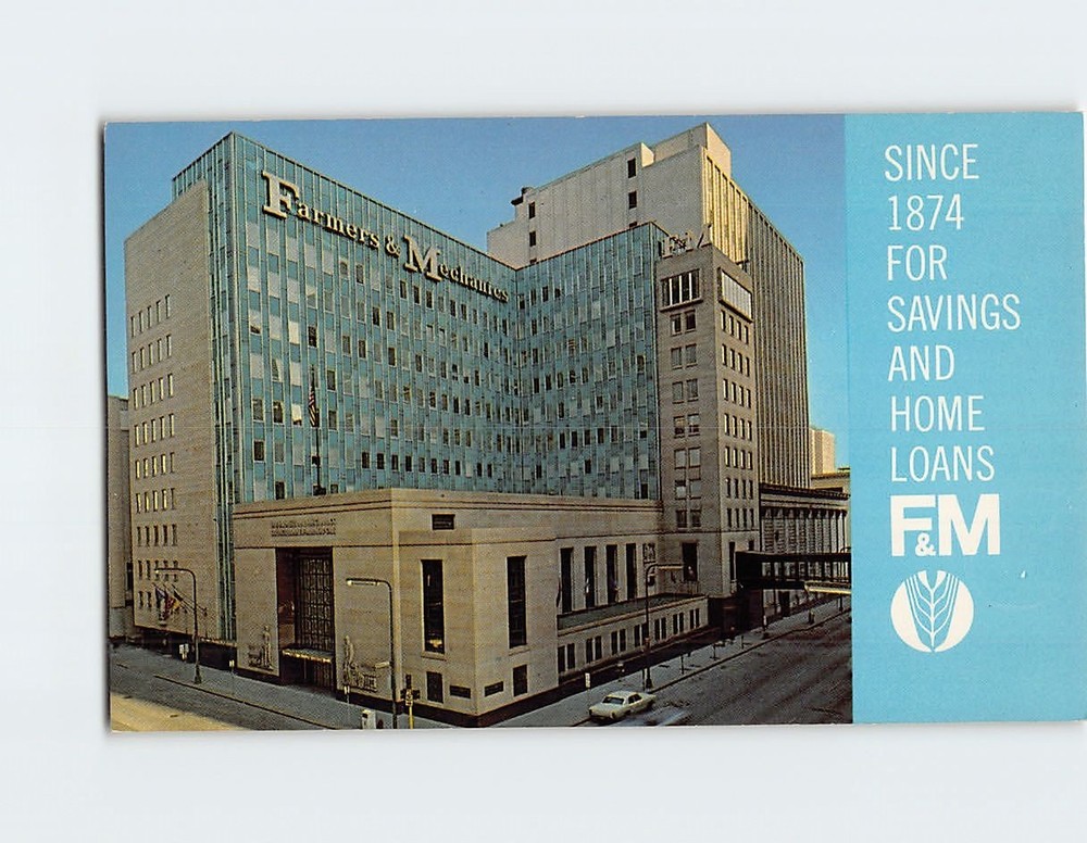 Postcard Farmers And Mechanics Savings Bank Of Minneapolis Minnesota USA