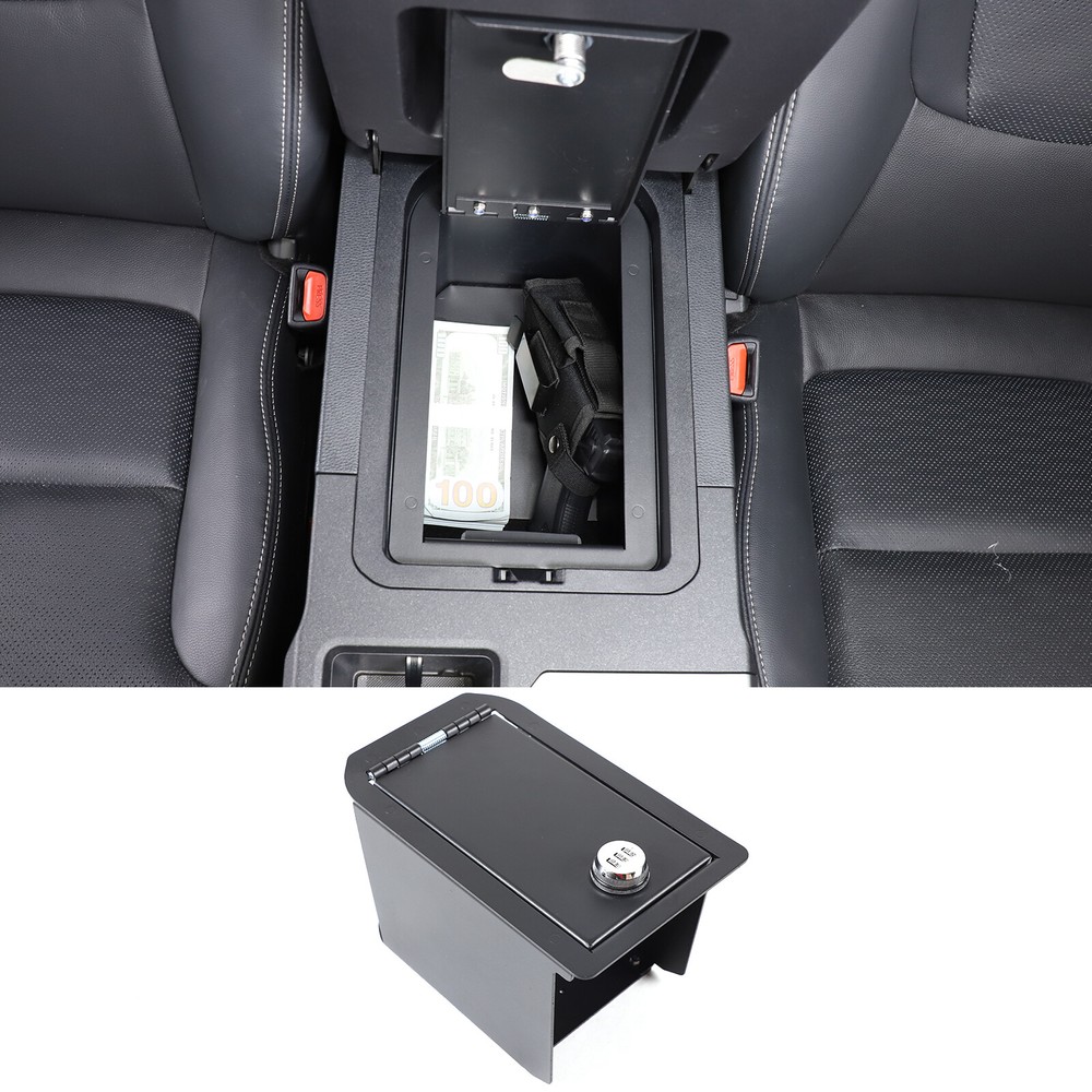 Console Armrest Vault Safe Box Lock Private For Toyota Land Cruiser Prado 24+