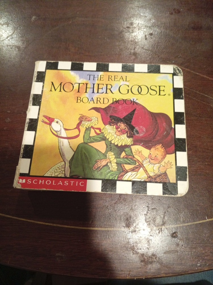 Real Mother Goose Board Book by Scholastic (1998, Children's Board Books)