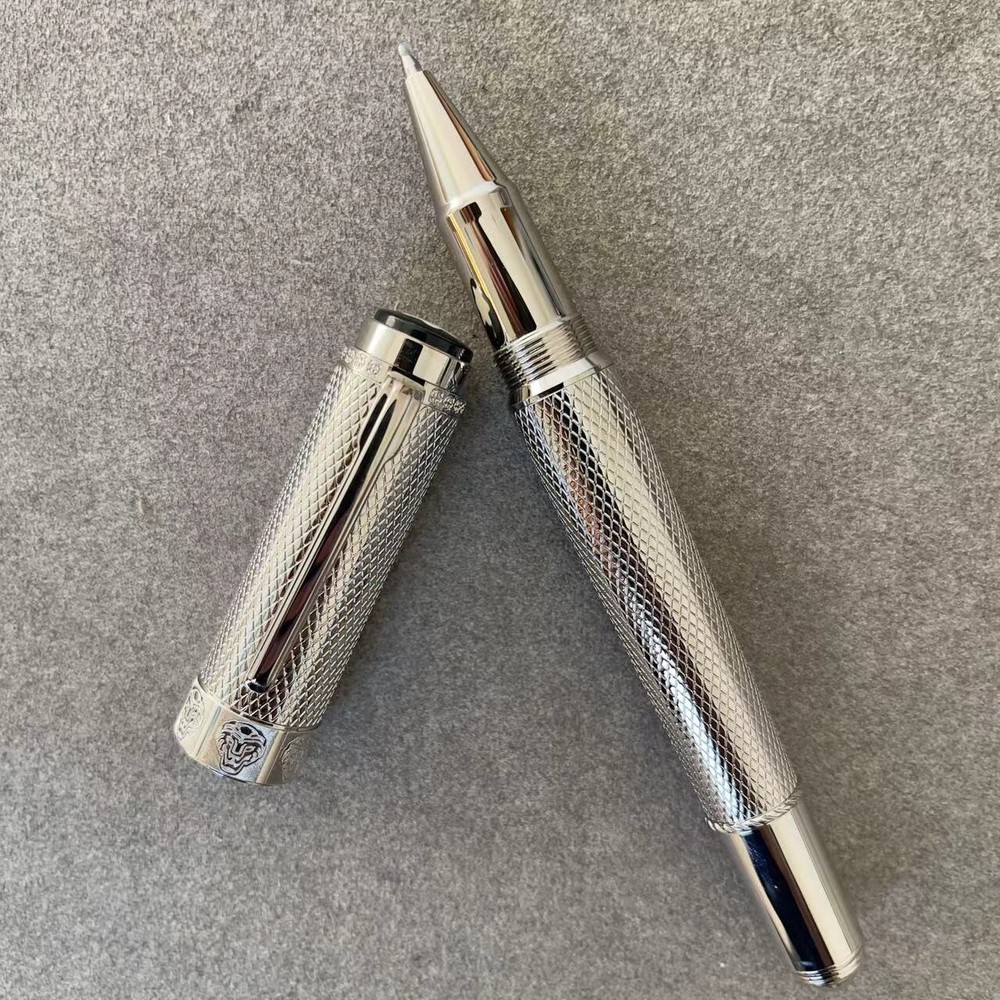 Deluxe Patron Guggenheim Series Grid Silver Color 0.7mm Rollerball Pen