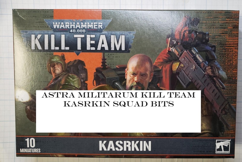 Warhammer 40k Astra Militarum Bits Kill Team Kasrkin Squad BITZ Multi Listing