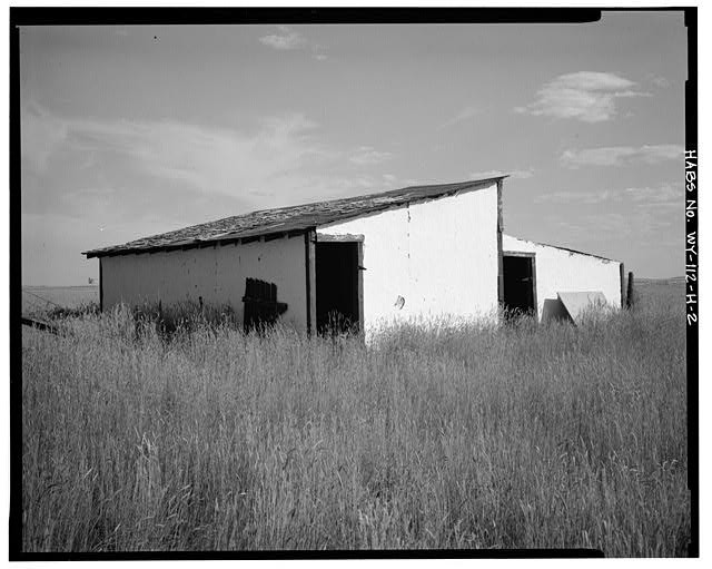 Gillette Wyoming 1900s Dunlap Ranch Chicken House Storage Farm Building