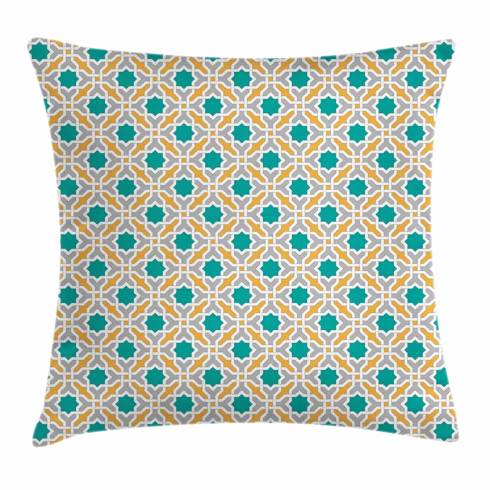 Teal Throw Pillow Cases by Ambesonne in 8 Sizes for Stylish Home Decor