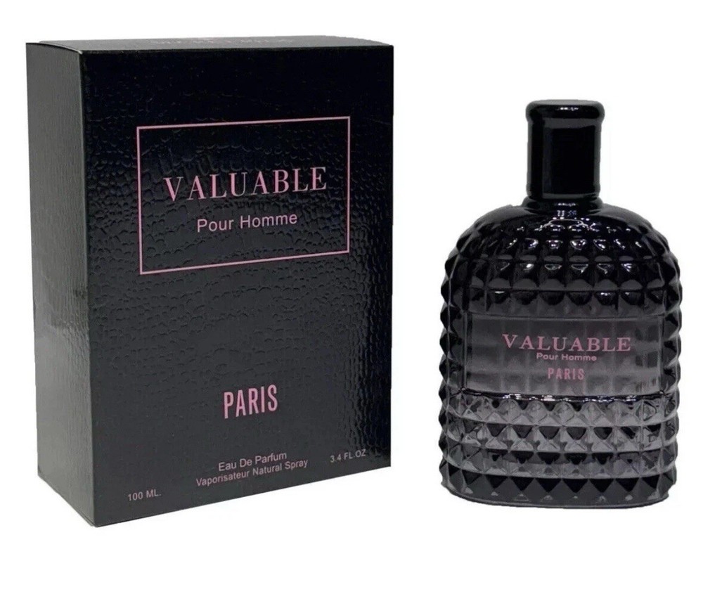 Valuable Pour homme Valentine Milano For Men's Perfume Cologne EDT 3.4 fl.oz.