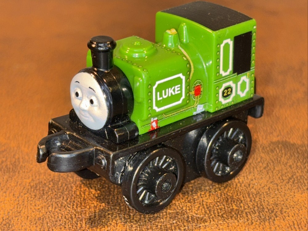 ‘14 Thomas The Train TrackMaster Small Push Along Die-Cast PVC Train #J30A Luke