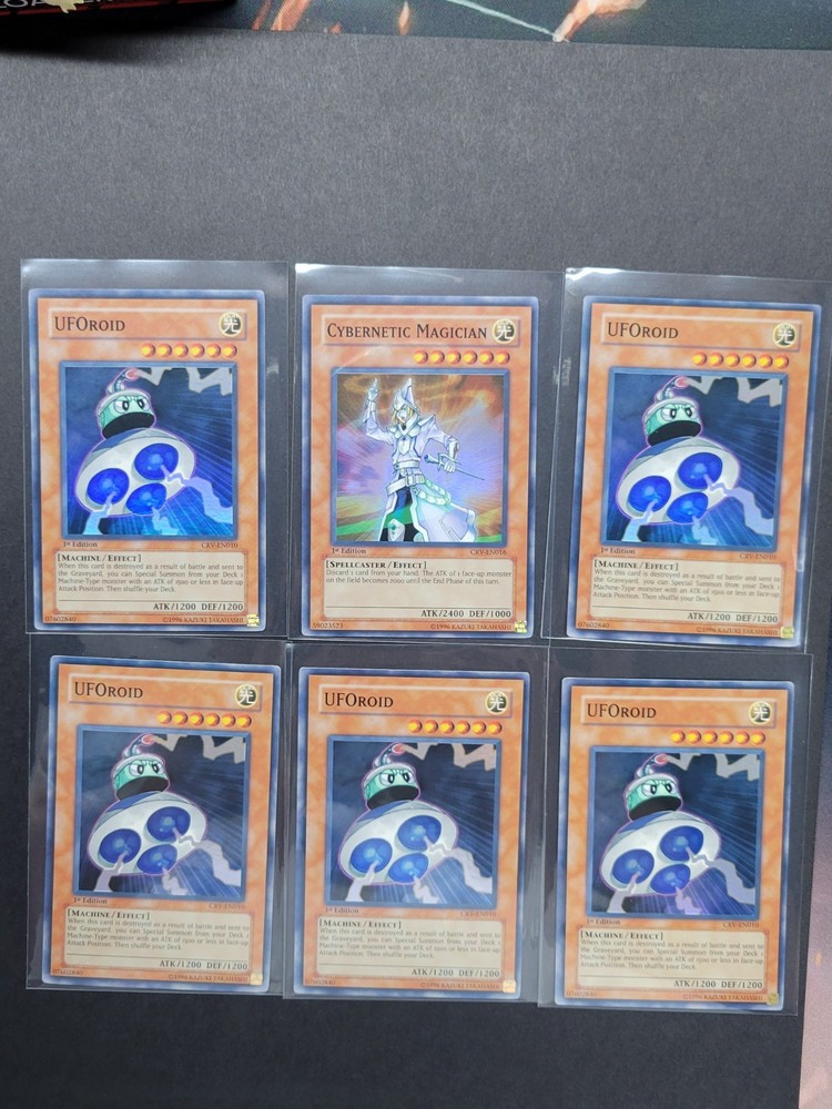 YuGiOh Cybernetic Revolution 2005 1st Edition Holo Lot of 12 Super Rare Cards