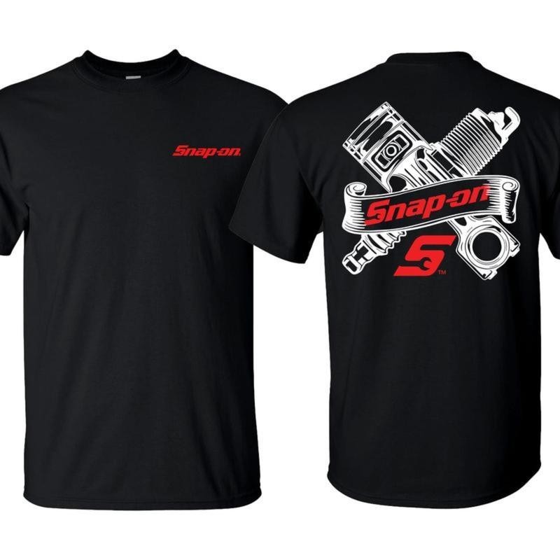 T-Shirt with Engine Parts Graphic T-Shirt for Mechanics, Ideal for Daily