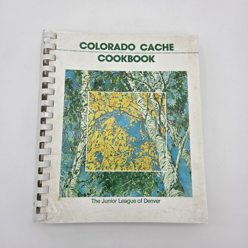 Colorado Cache Cookbook 1978 Spiral Bound Vintage Edition Good Condition