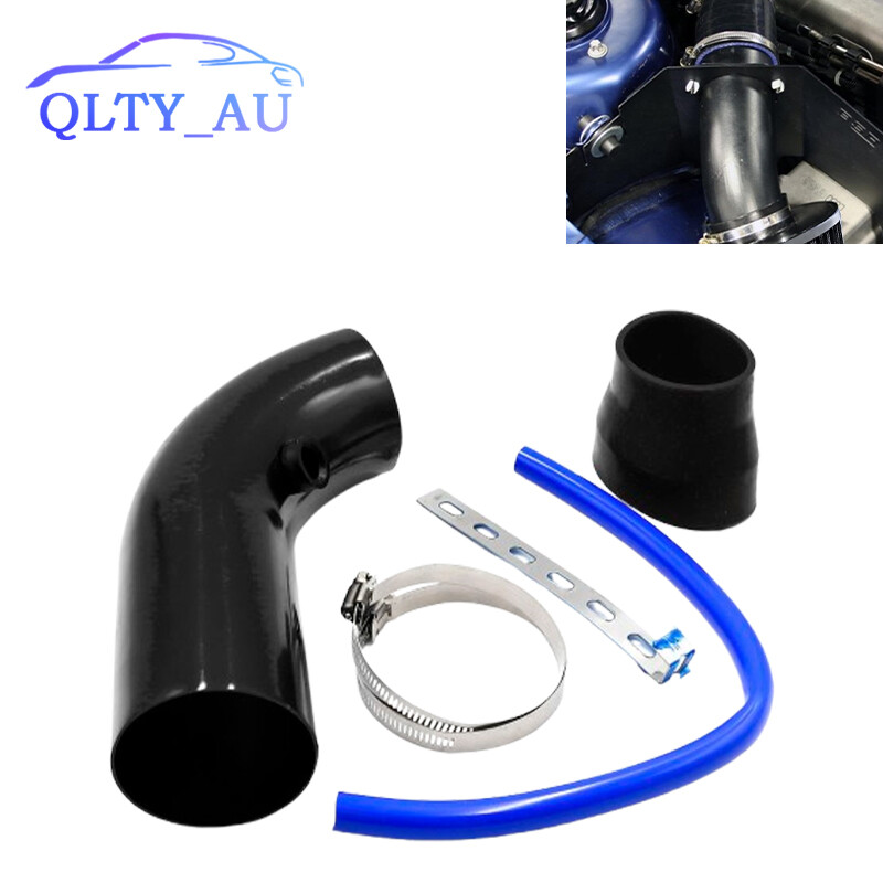 3 inch Car Cold Air Intake Pipe Tube Hose Kit Filter System Black Universal