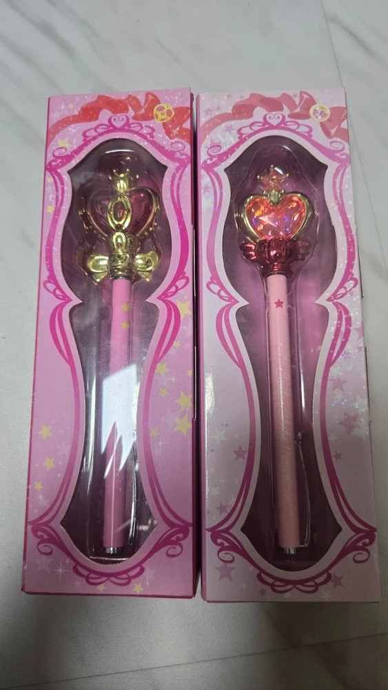 Lot 3 SAILOR MOON Chibi Moon Stick Wand Figure Collectible Magical Toy Lot (New)