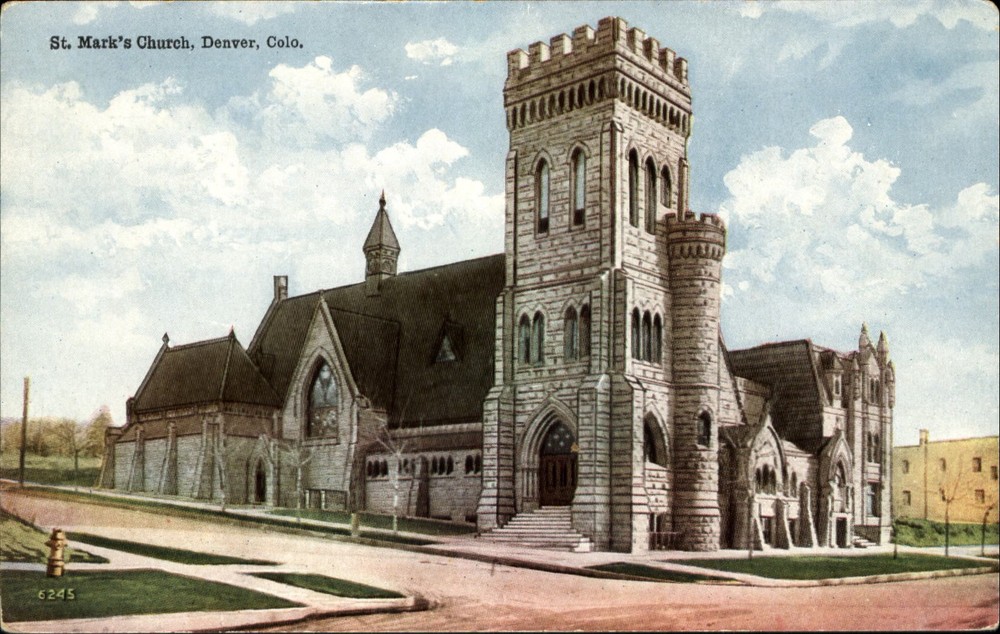 St. Mark's Church Denver Colorado CO HH Tammen Publ c1910