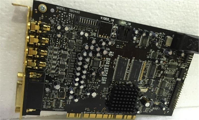 1Pc Innovative Sound Card X-Fi SB0460 64M Dual Sound Memory Used sv