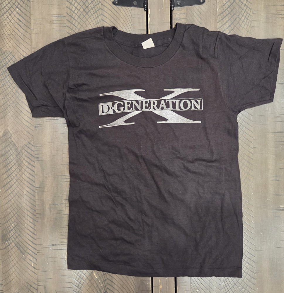 Vtg D-Generation X Shirt Youth 14 - 16 Black WWF Wrestling Degeneration Tee 90s