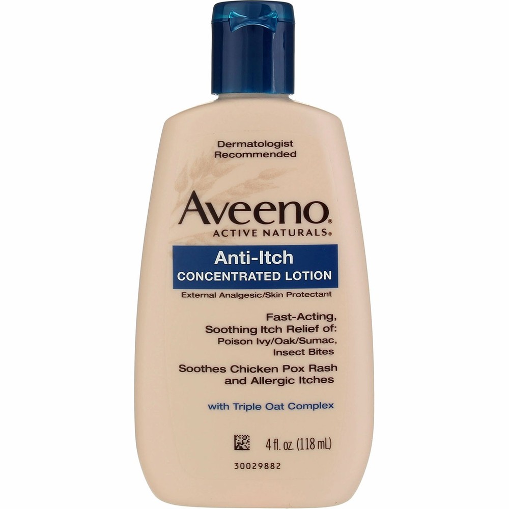 Aveeno Anti-Itch Concentrated Lotion 4 oz 3-Pack