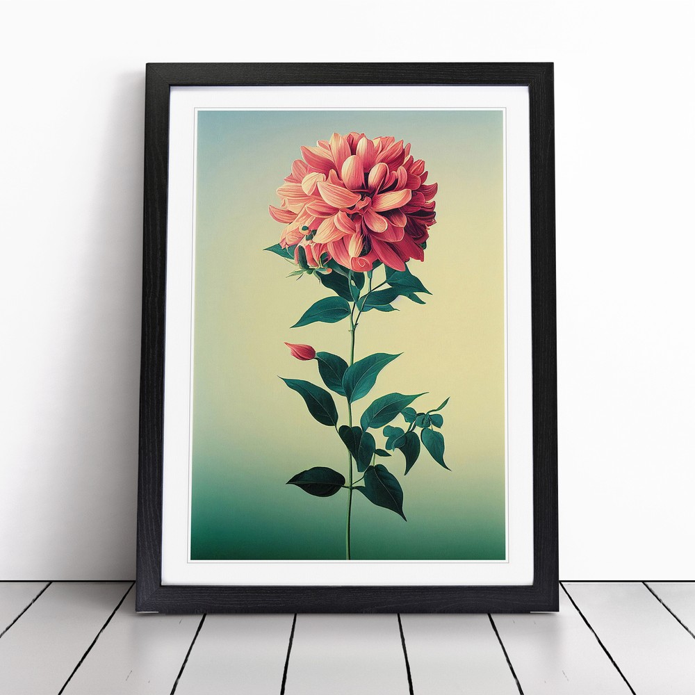 The Delightful Flower Wall Art Print Framed Canvas Picture Poster Decor