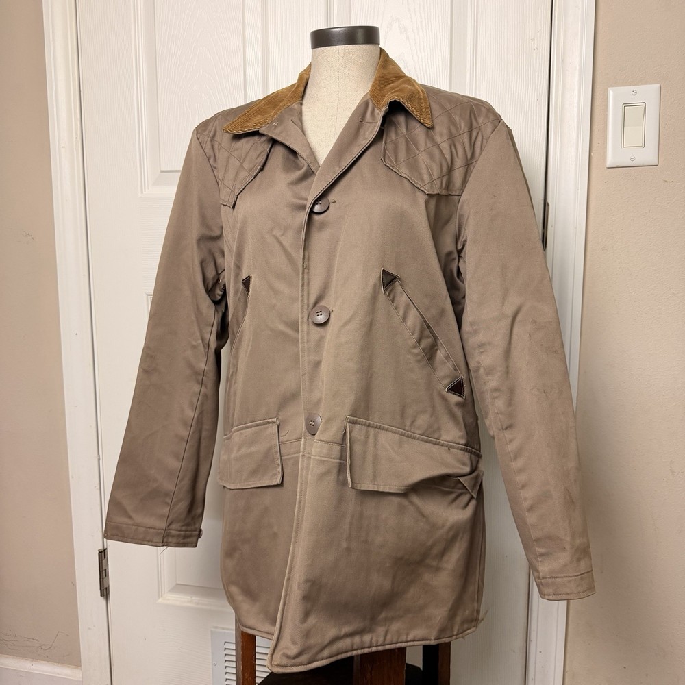 Vintage 60s Sears Action Rifle Sportswear Canvas Hunting Jacket Ted Williams M/L
