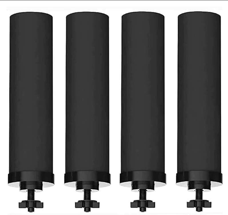 Pack of 4 NSF Certified Berkey Replacement Filters with Coconut Carbon Block