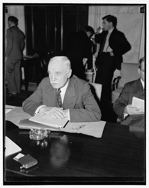 Witness before monopoly committee Washington DC Nov 2 Among steel leaders