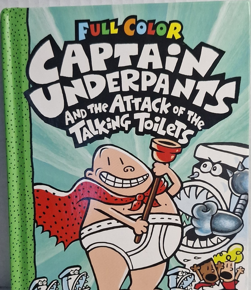 Captain Underpants #2 Attack of the Talking Toilets Color Ed Pilkey HC 2014