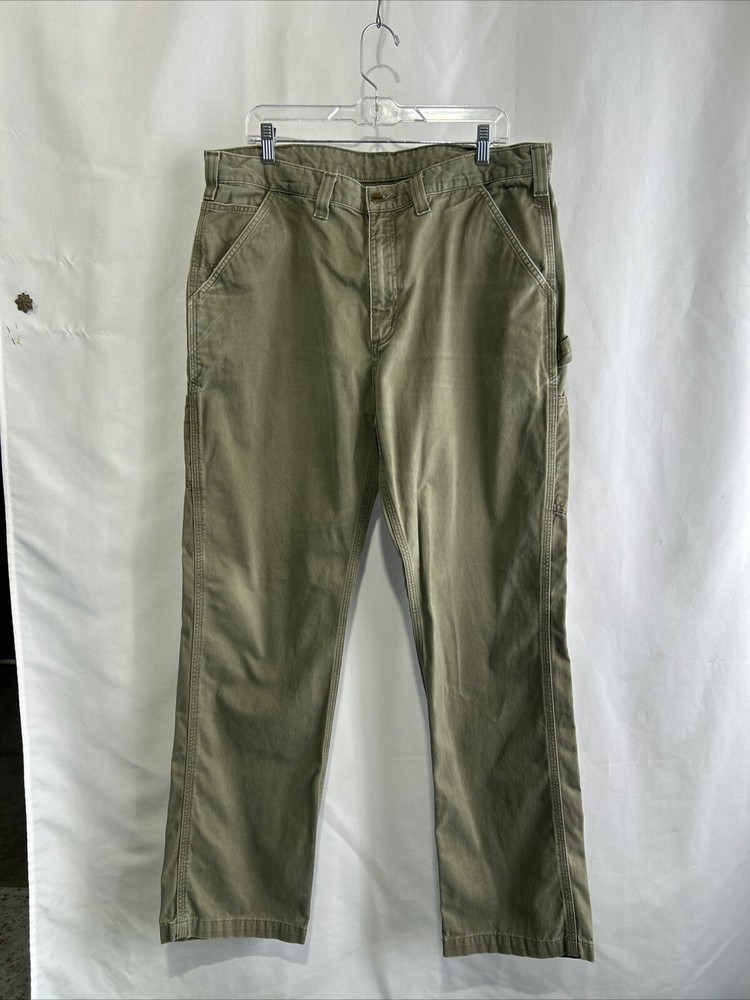 Carhartt Mens Relaxed Fit Twill Utility Work Pants BN0324-M B324-ARG Size 38x34